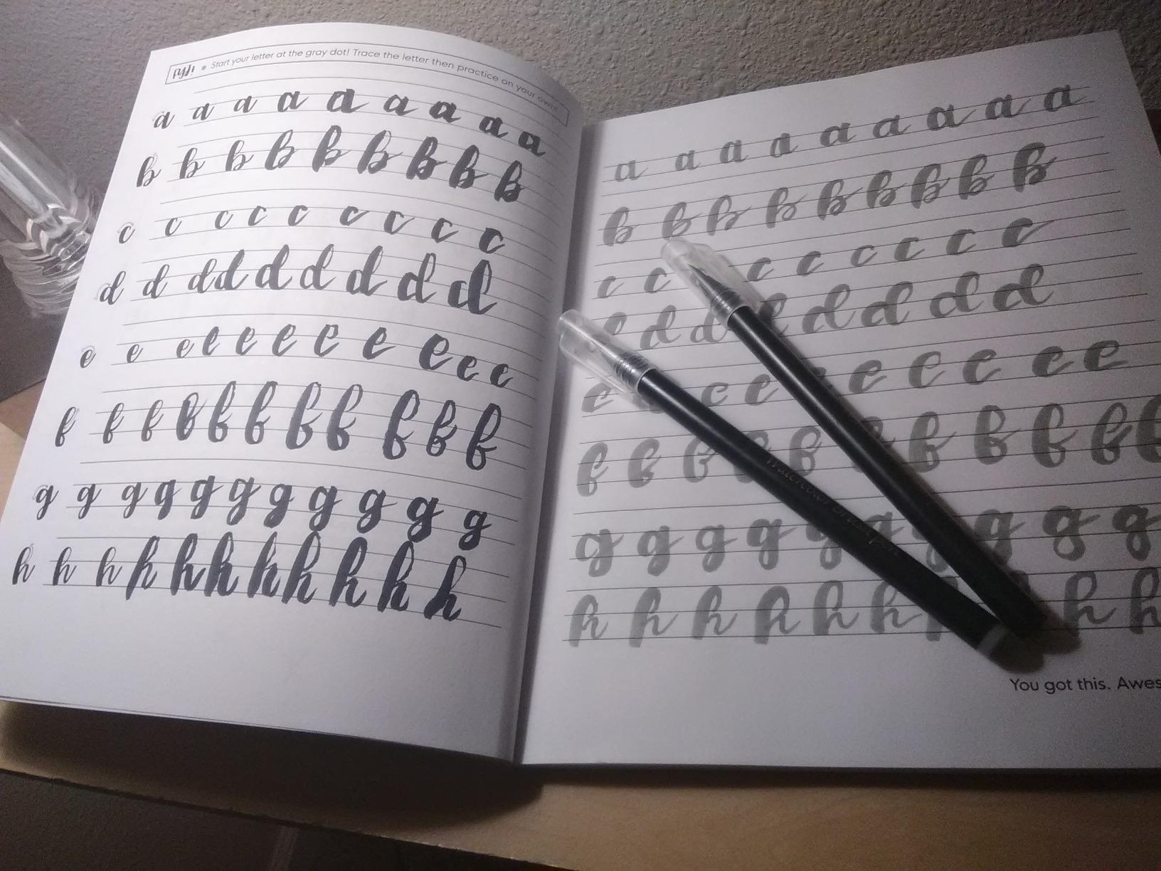 CreateSpace Classics Lettering and Modern Calligraphy: A Beginner's Guide: Learn Hand Lettering and Brush Lettering customer photo 2