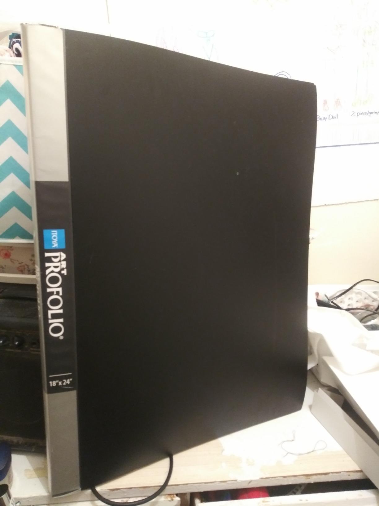 ITOYA Original Art ProFolio 18x24 Black Photo Album Book with 48 Pages - Protective Binder with Plastic Sleeves customer photo 1