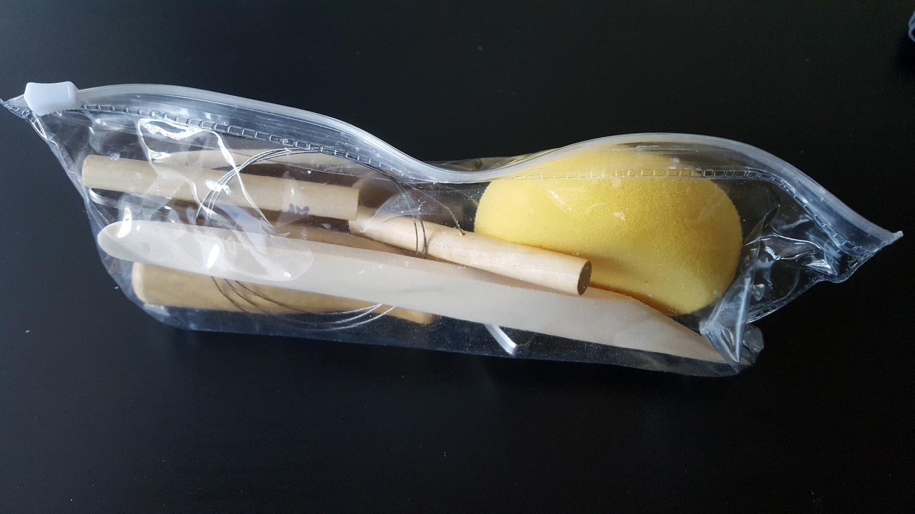 SE Pottery and Clay Carving Tool Set with Wooden Handles- Pottery Kit for Beginners- Clay Sculpting Set of 8 Pcs - 4PT8 customer photo 2