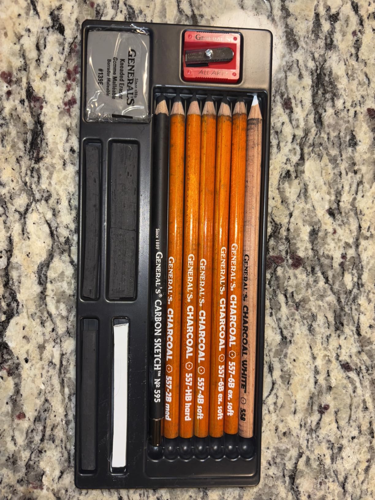General Pencil Gen15 Charcoal Kit, Multicolor (GEN15) customer photo 2