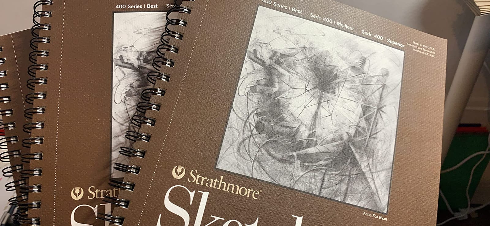 Strathmore 400 Series Sketch Pad, 5.5x8.5 inch, 100 Sheets - Artist Sketchbook for Drawing, Illustration, Art Class Students customer photo 1