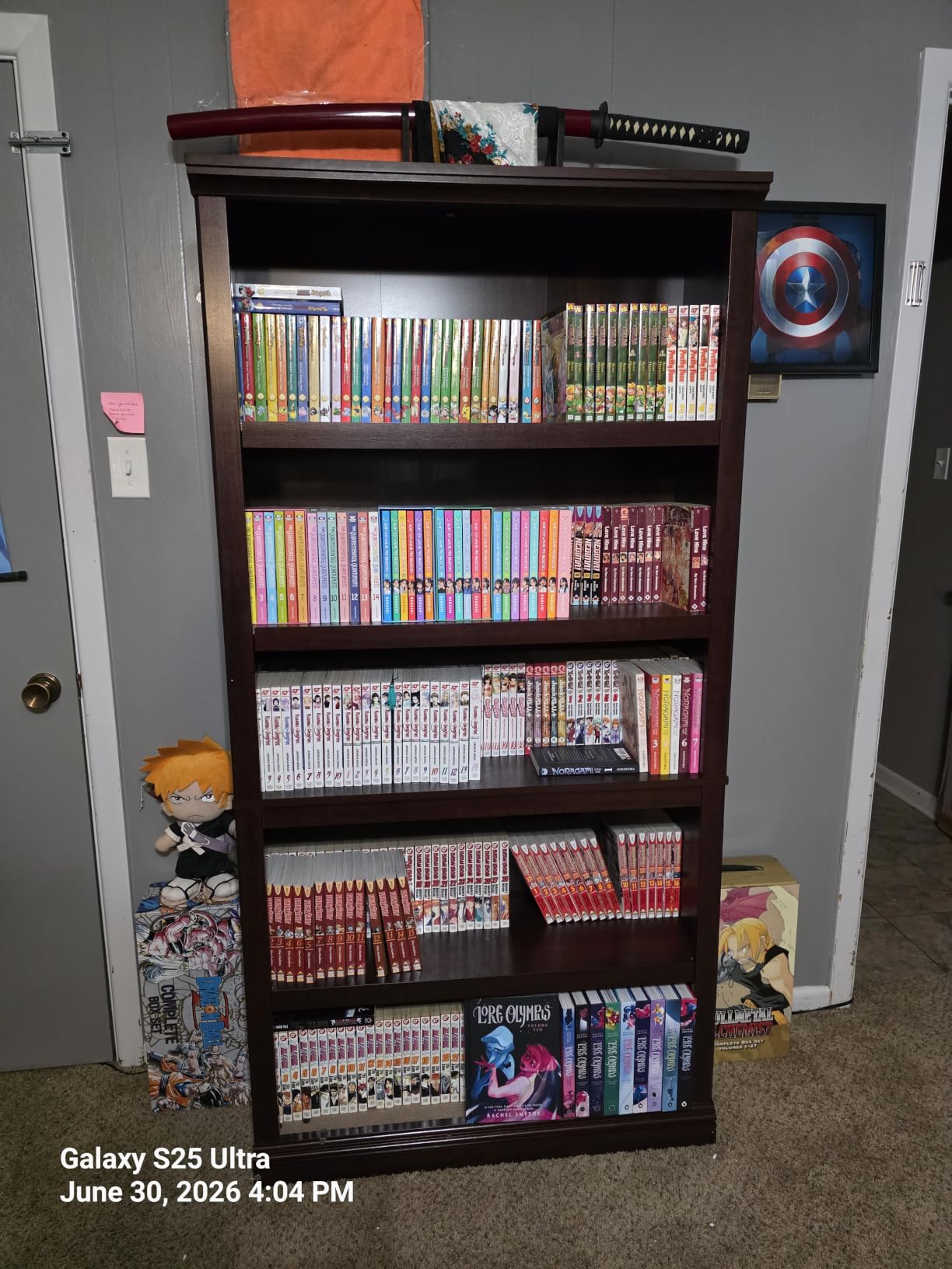 Sauder Miscellaneous Storage 5-Shelf Bookcase/ Book shelf, Select Cherry finish customer photo 2