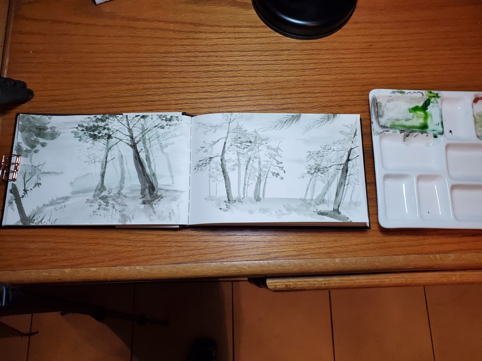 Strathmore 400 Series Hardcover Watercolor Art Journal, 140 lb. Cold Press, 8.5 X 5.5 inches, White, 48 Pages (467-5) customer photo 1