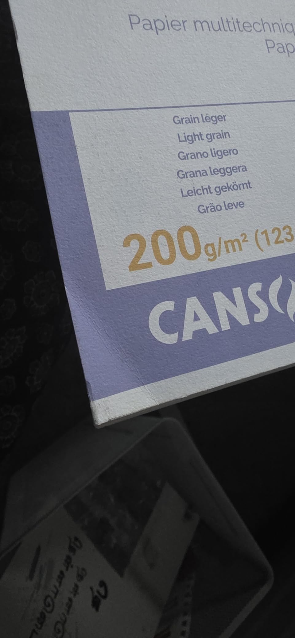 Canson Imagine Mixed Media 200gsm Paper, Natural White, A4 pad Including 50 Sheets customer photo 2