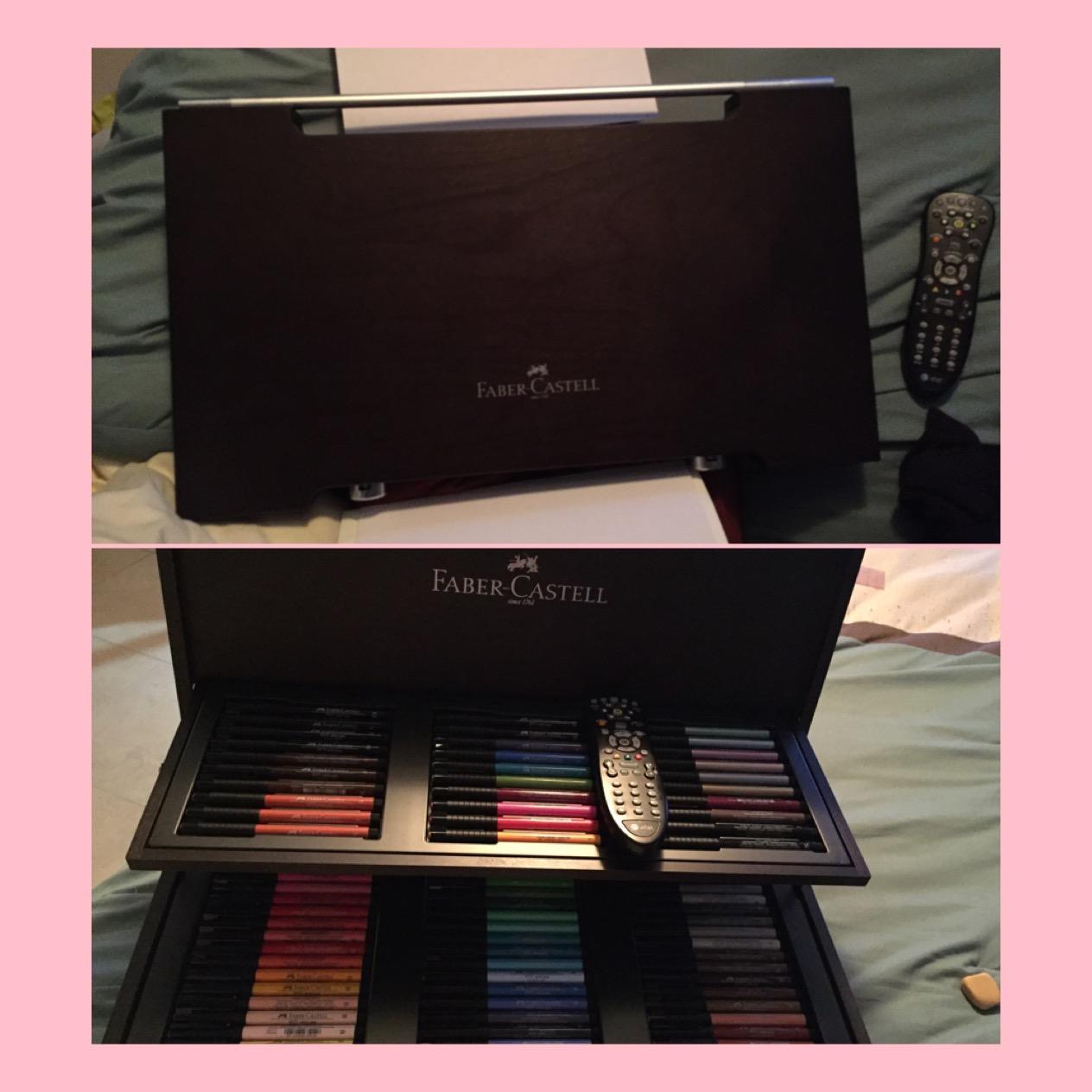 Faber-Castell Pitt Artist Pens Wood Case Gift Set - 90 Pens customer photo 1