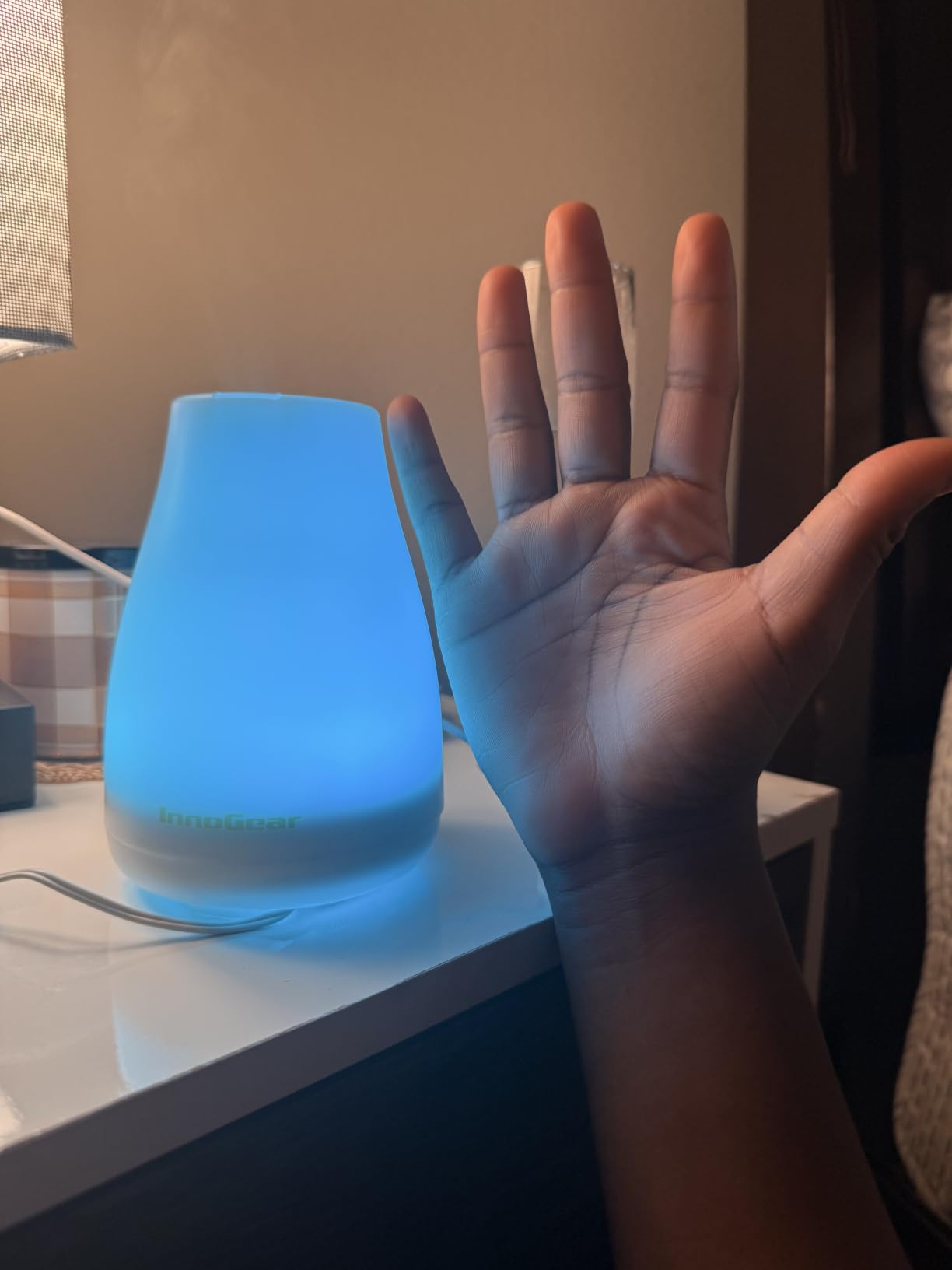 InnoGear Essential Oil Diffuser Ultrasonic Diffusers for Home, Basic White customer photo 2