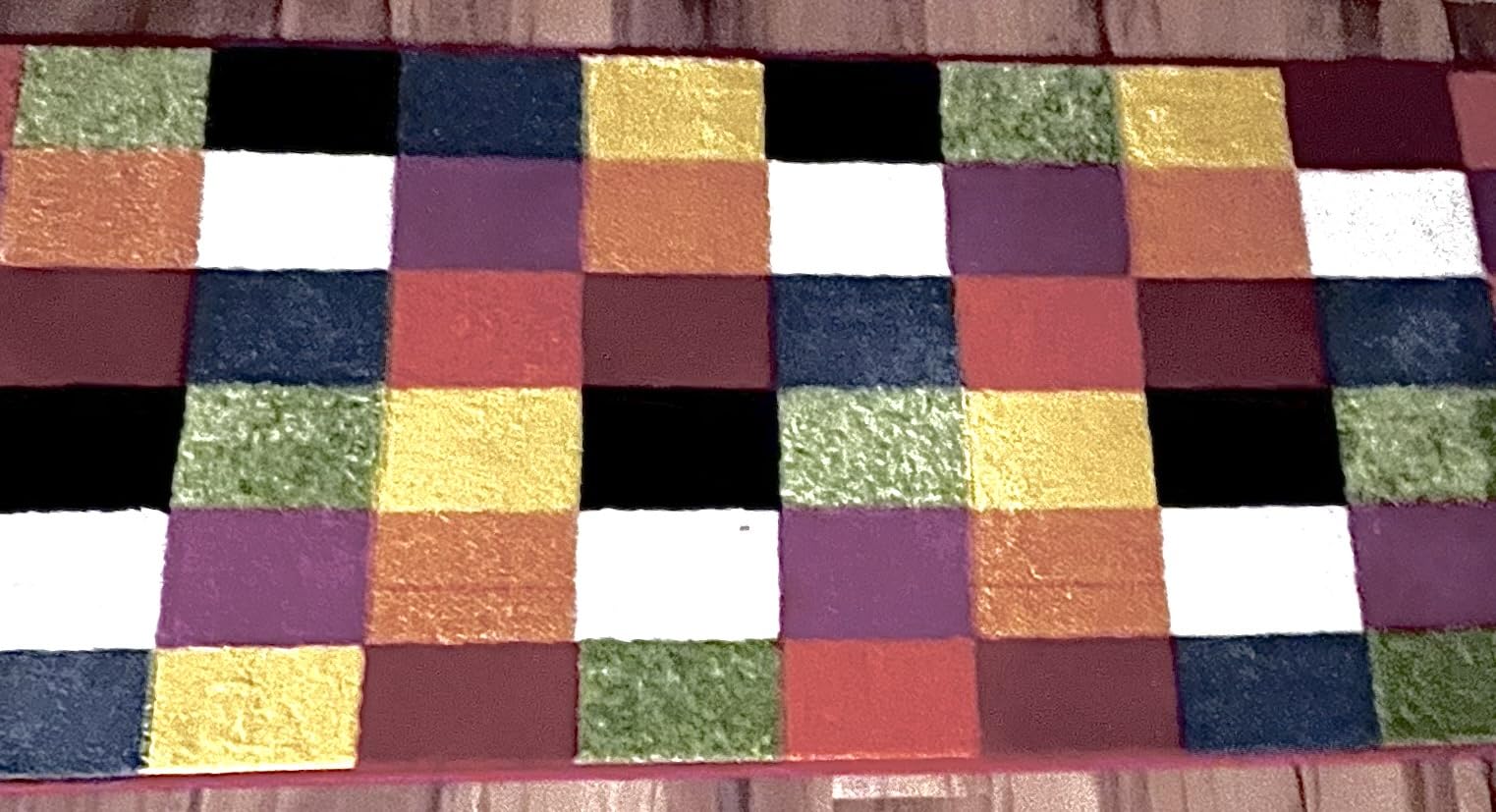 Well Woven Modern Rug Squares Multi Geometric 5' x 7' Area Rug Entryway Bright Kids Room Kitchn Bedroom Carpet Bathroom Soft Durable Area Rug customer photo 1