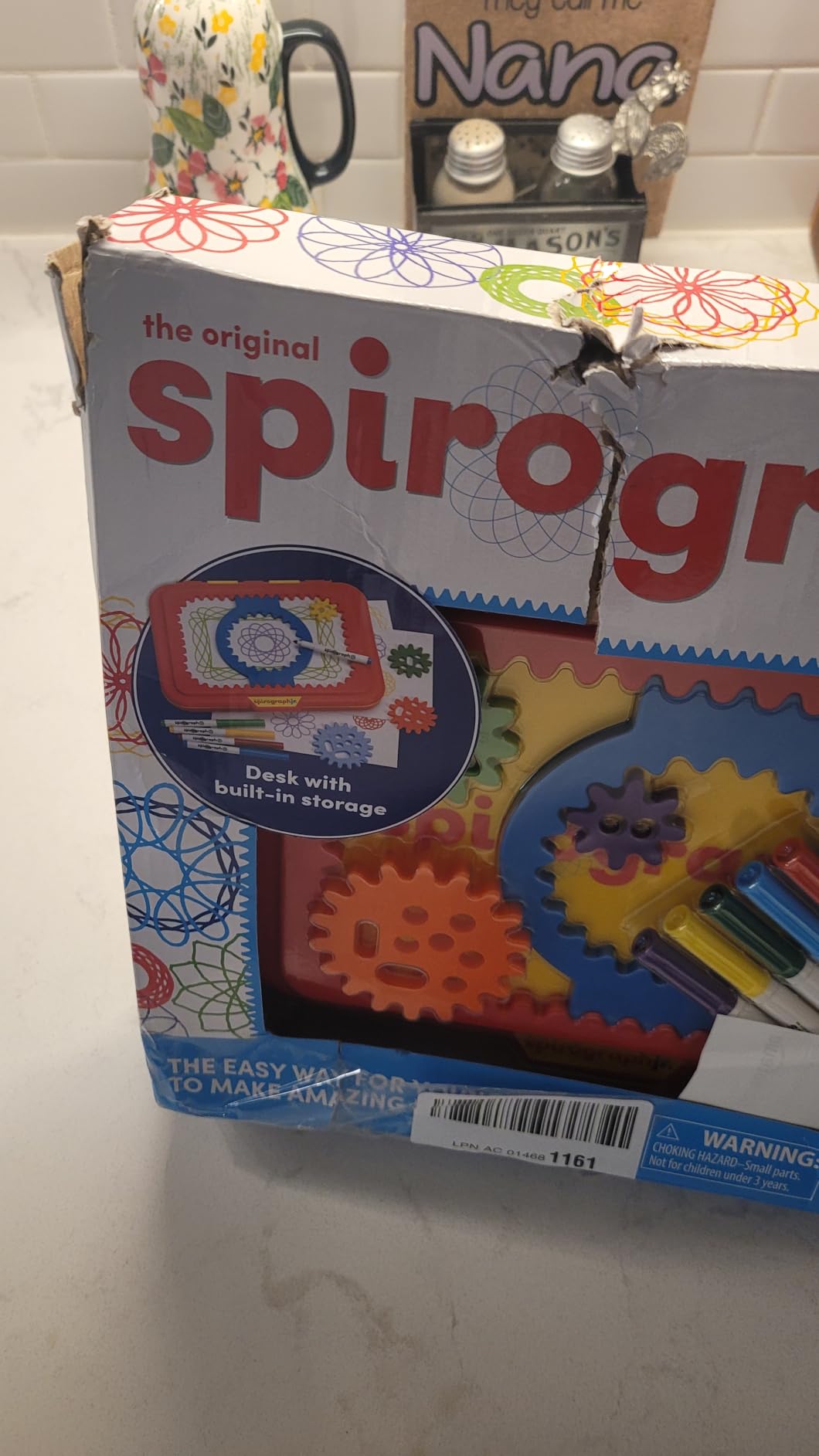 Spirograph Jr. — Jumbo Sized Gears Classic Retro Toy For Spiral Drawing Art Design Toy Kit for Smaller Hands — For Kids Ages 3 and Up customer photo 1