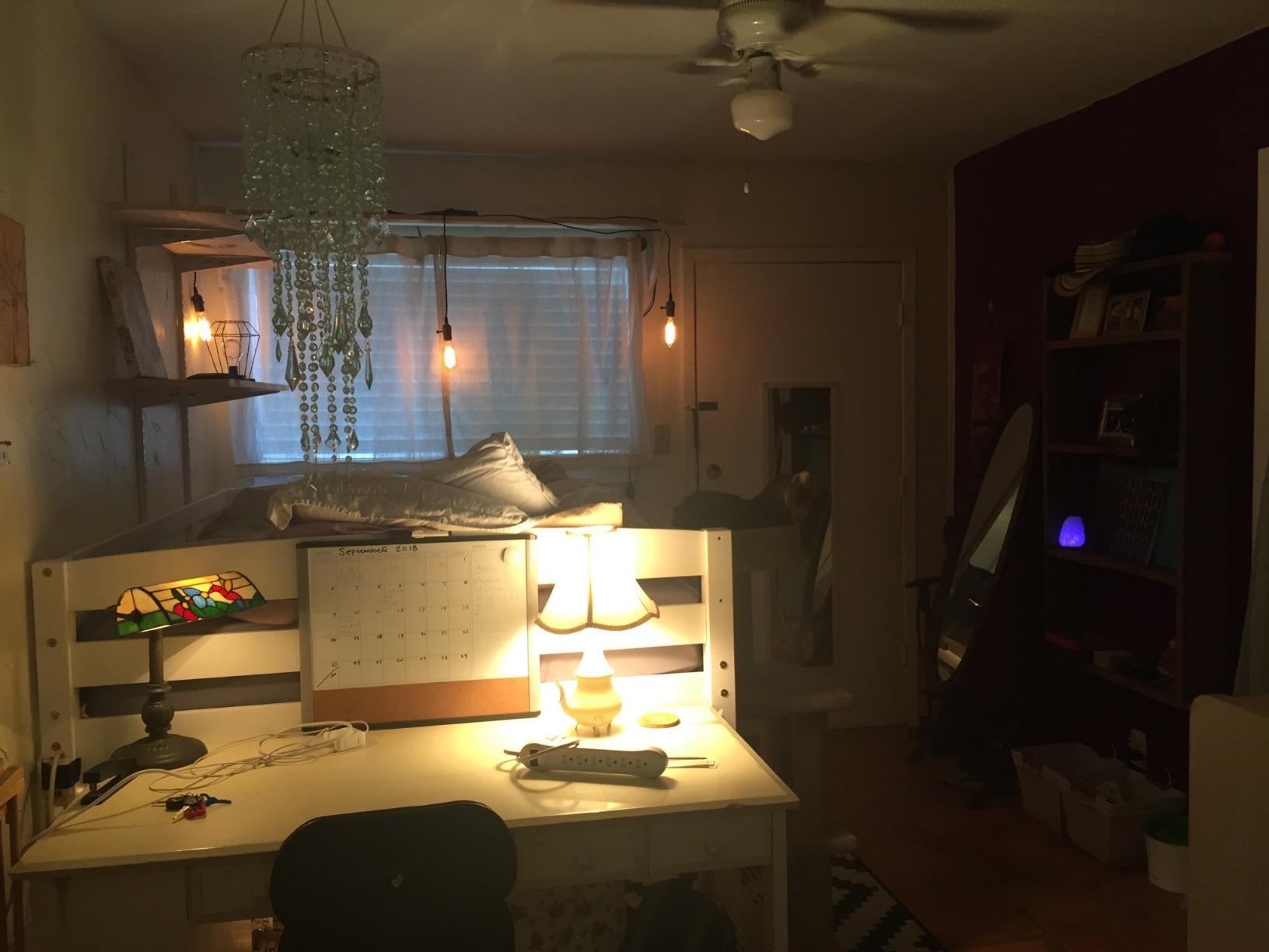 3 Light Plug in Pendant Light Cord Kit with Dimming Switch, Hanging Lights customer photo 2