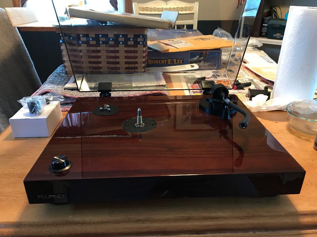 Fluance RT81 Elite High Fidelity Vinyl Turntable Record Player with Audio Technica AT95E Cartridge, Belt Drive, Built-in Preamp, Adjustable Counterweight, High Mass MDF Wood Plinth - Walnut customer photo 2