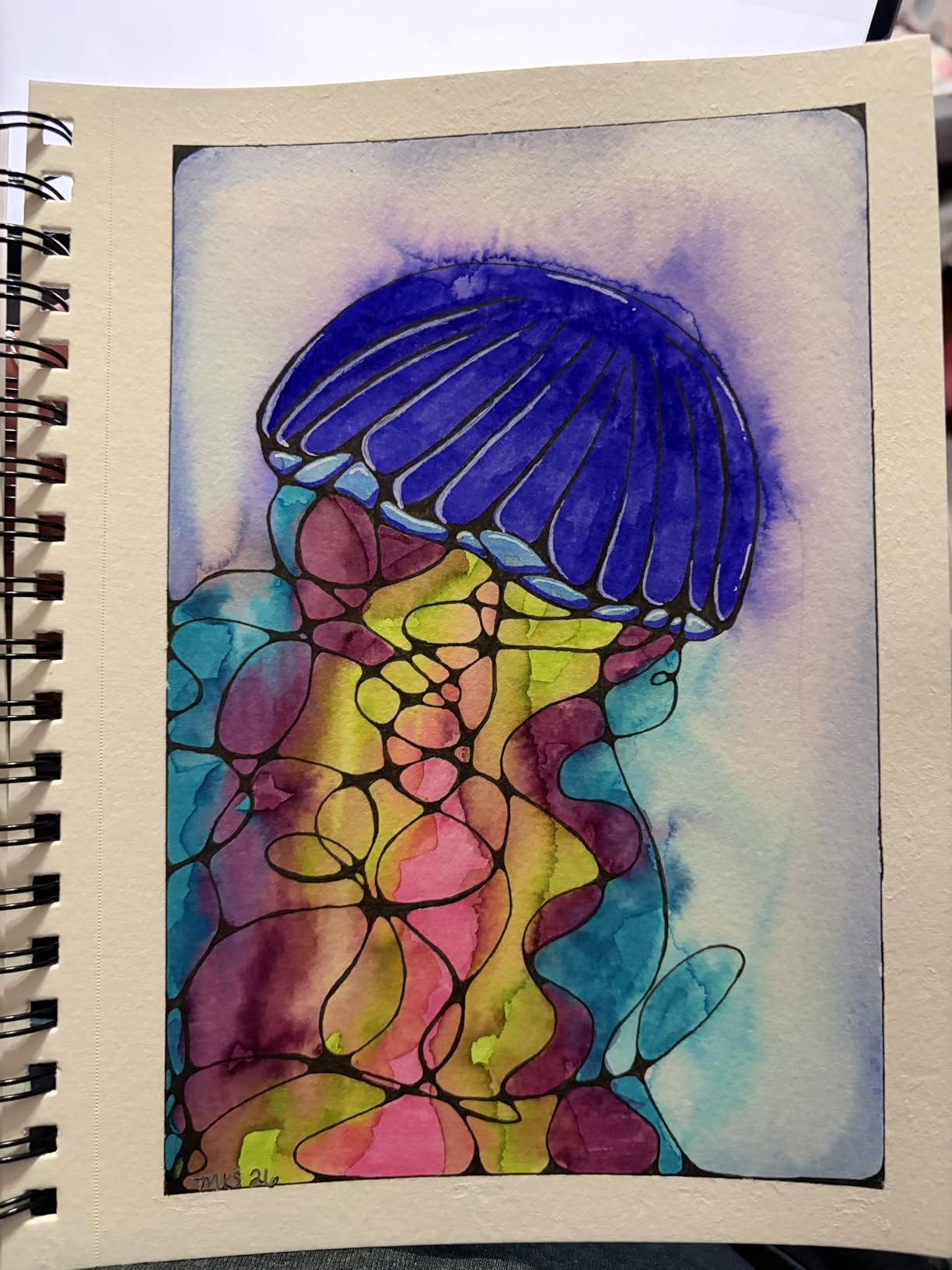 Canson XL Series Watercolor Paper, Wirebound Pad, 7x10 inches, 30 Sheets (140lb/300g) - Artist Paper for Adults and Students - Watercolors, Mixed Media, Markers and Art Journaling customer photo 1
