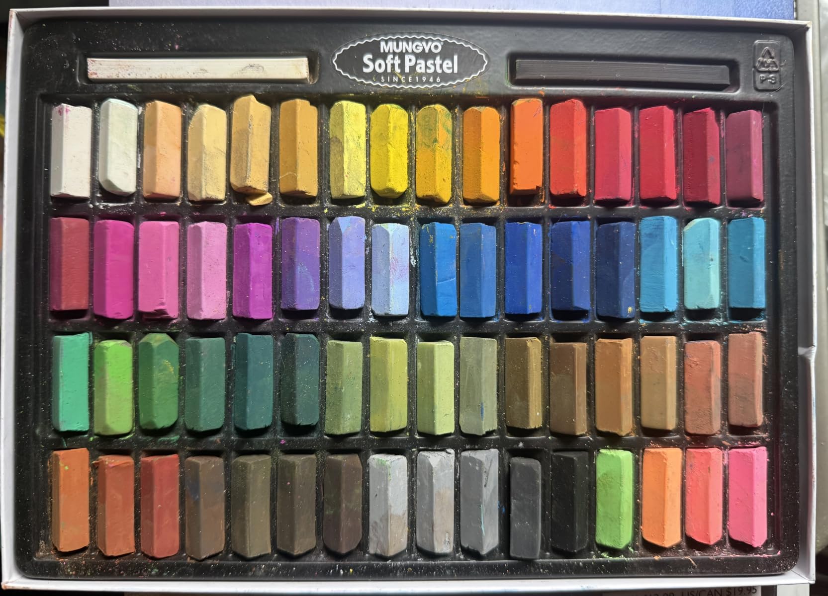 MUNGYO Soft Pastel Set – 64 Vibrant Colors for Artists | Smooth & Blendable | Square Shape customer photo 1