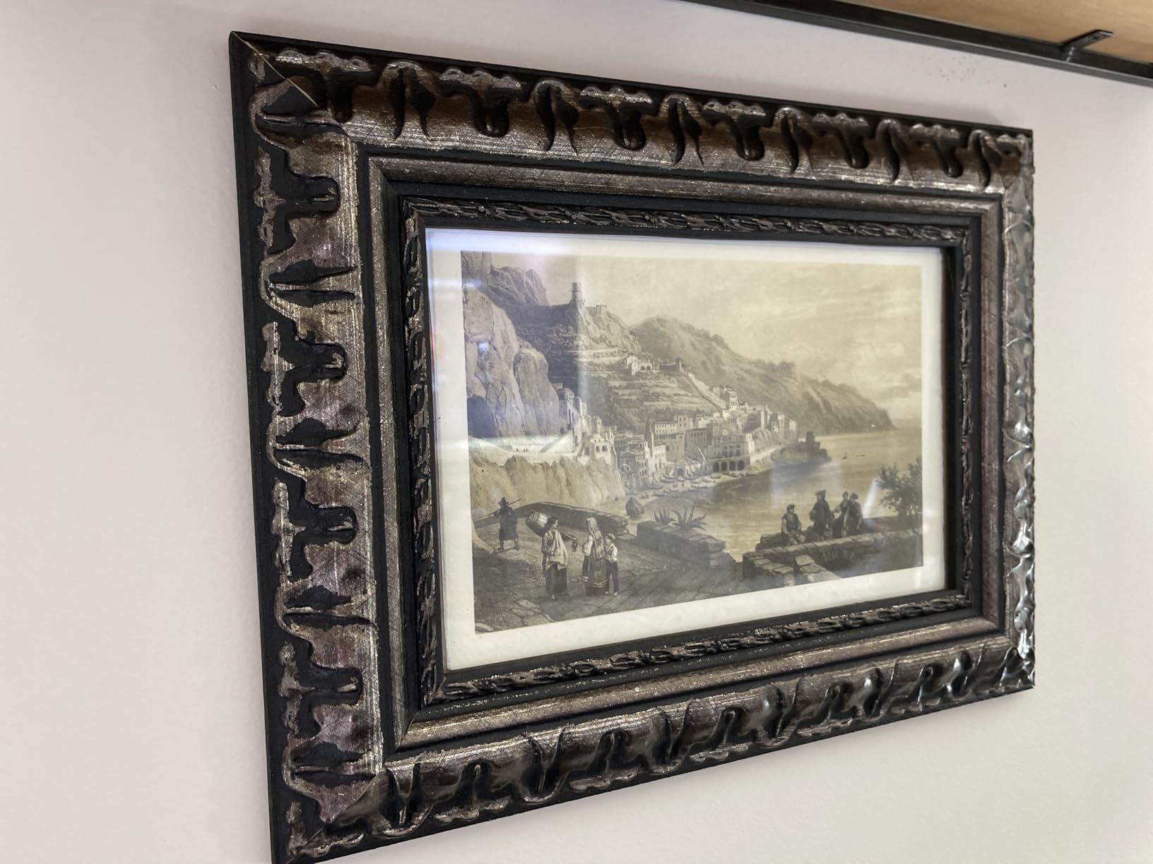 Craig Frames 24x36 Ornate Antique Gold Poster Frame, Vintage Baroque Decor customer photo 1
