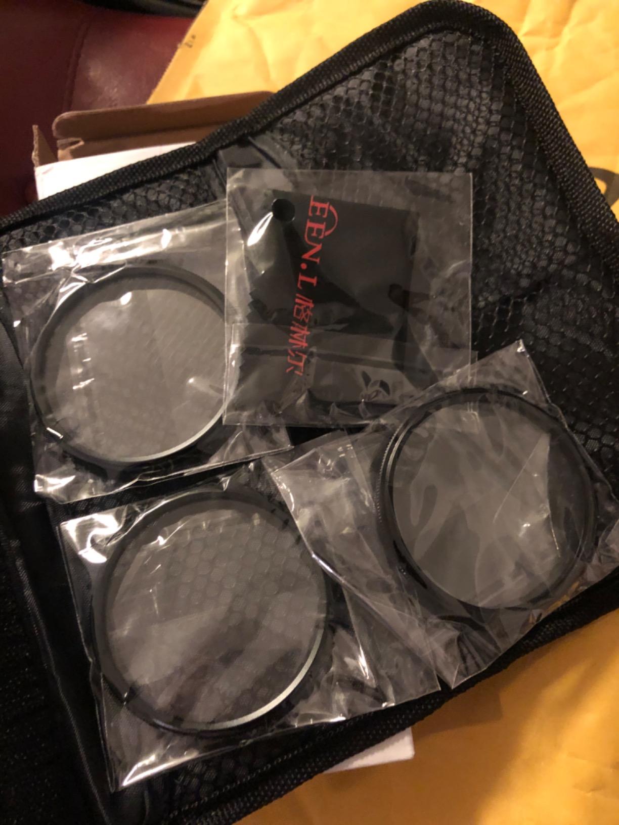 GREEN.L 67mm Star Filter Kit, 4/6/8 Point Rotatable Starburst Set customer photo 2