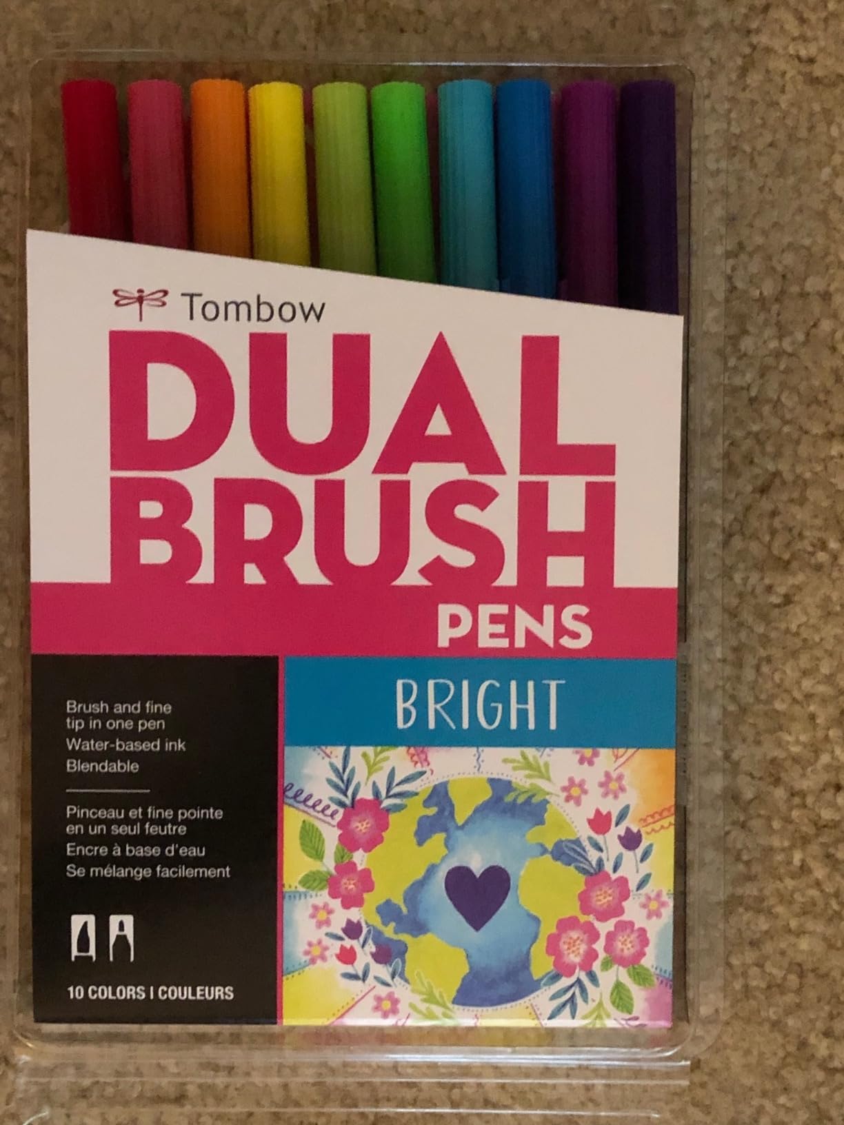 Tombow 56197 Dual Brush Pen Art Markers, Desert Flora, 10-Pack. Blendable, Brush and Fine Tip Markers customer photo 1