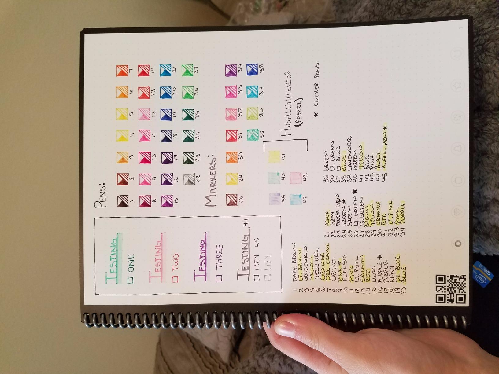 Rocketbook Core Reusable Spiral Notebook, Letter Size 8.5x11, Black - Dotted Pages, App-Connected, Erasable, Durable Cover, Ideal for School, Work, and Creative Projects customer photo 2