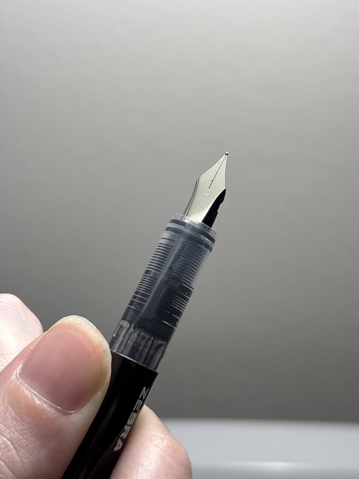 Zebra Pen Fountain Pen, Free-Flowing Liquid Black Ink, 0.6mm, 2-Pack customer photo 2
