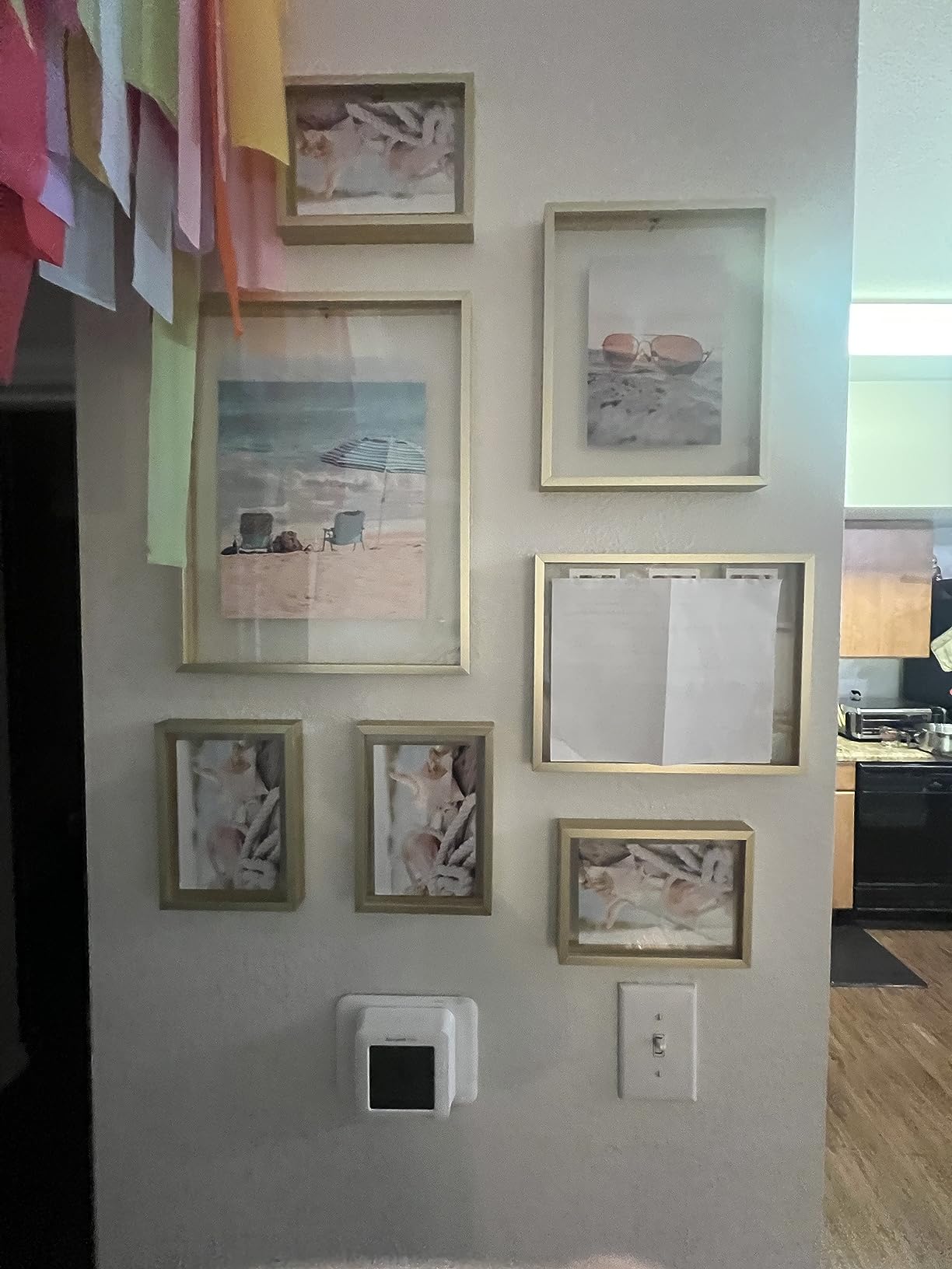 Golden State Art 7 Pack Black Aluminum Frame with White Mat, Real Glass customer photo 2