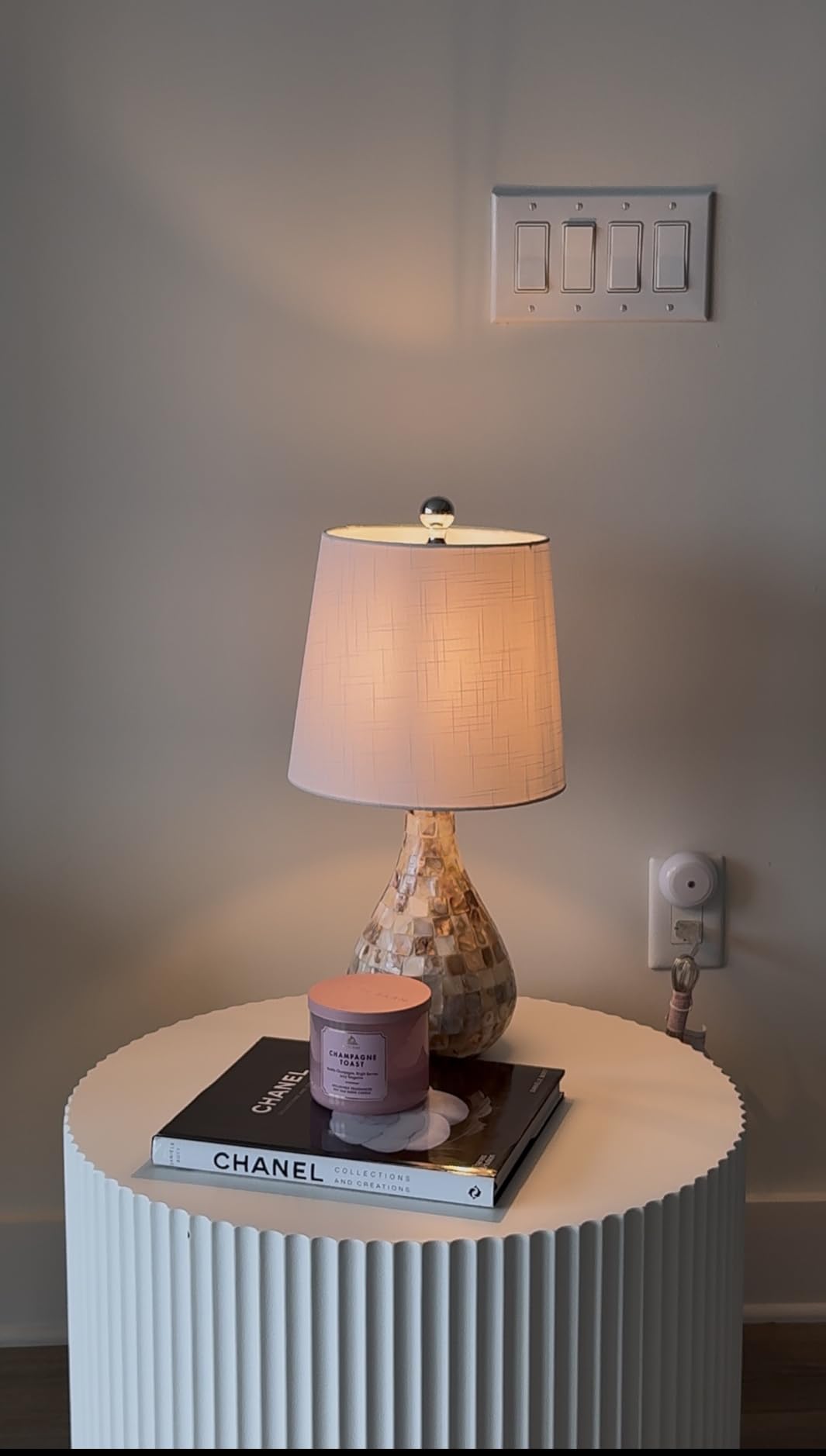 JONATHAN Y Mona Coastal Mini LED Table Lamp 20.5
