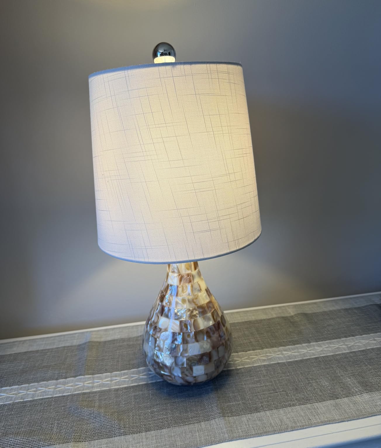 JONATHAN Y Mona Coastal Mini LED Table Lamp 20.5