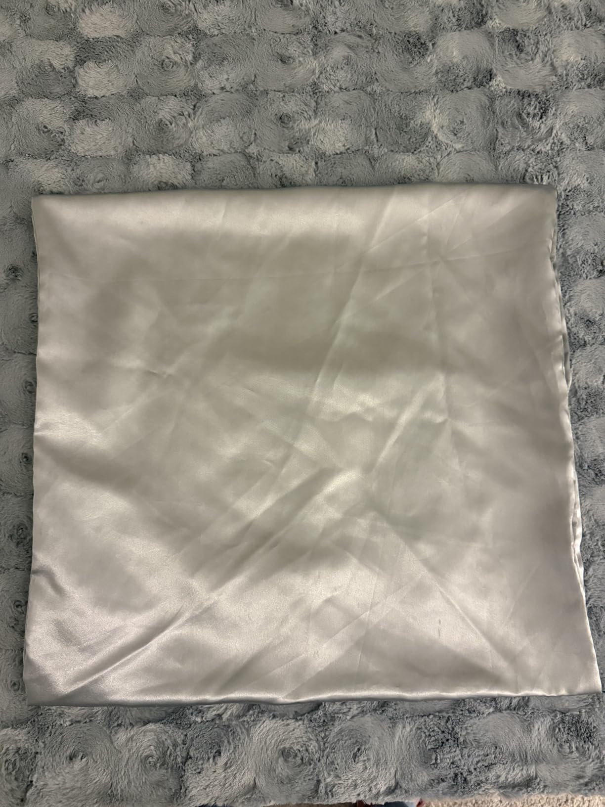 Bedsure Satin Pillowcases Queen Set of 2, Similar to Silk Pillow Cases Pink customer photo 1