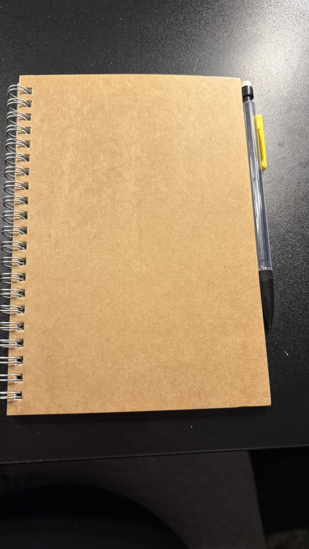 Soft Cover Spiral Notebook Journal 2-Pack, Blank Sketch Book Pad, Wirebound Memo Notepads Diary Notebook Planner with Unlined Paper, 100 Pages/ 50 Sheets, 7.5 inch x 5.1 inch (Brown) customer photo 1