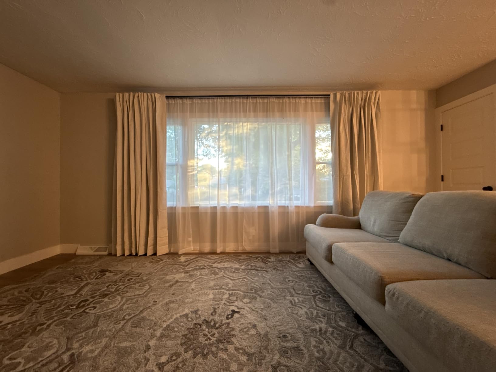 MIULEE 2 Panels White Sheer Curtains for Living Room 54 X 84 Inches customer photo 2