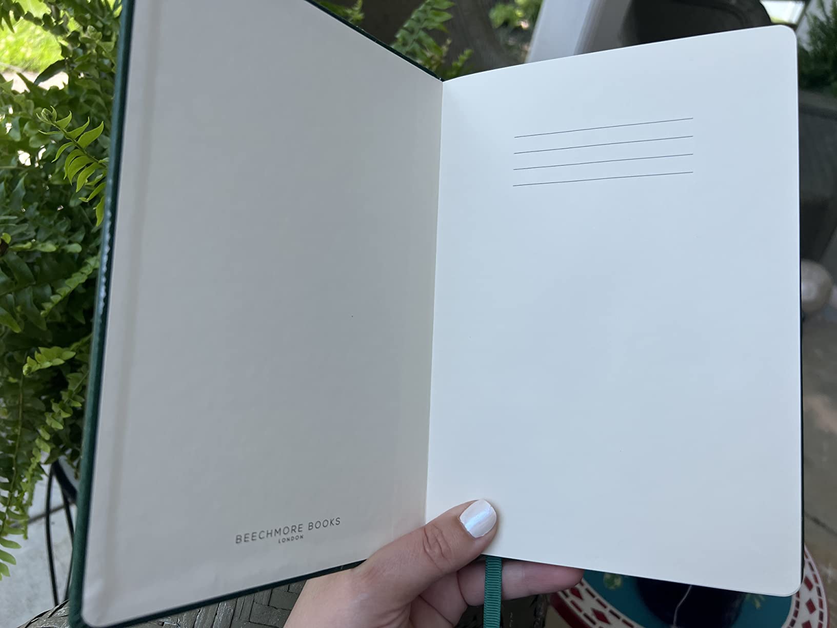 BEECHMORE BOOKS A5 5x8 Lined Leather Journal For Men, 120 GSM with Gift Box customer photo 1