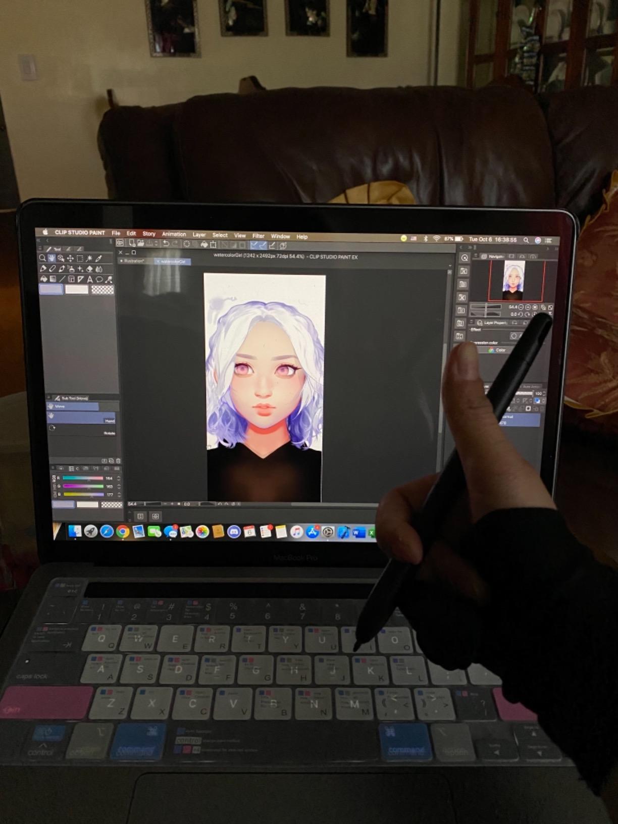 GAOMON M10K Drawing Tablet, 10x6 with Touch Ring, 10 Keys & 8192 Pressure customer photo 1