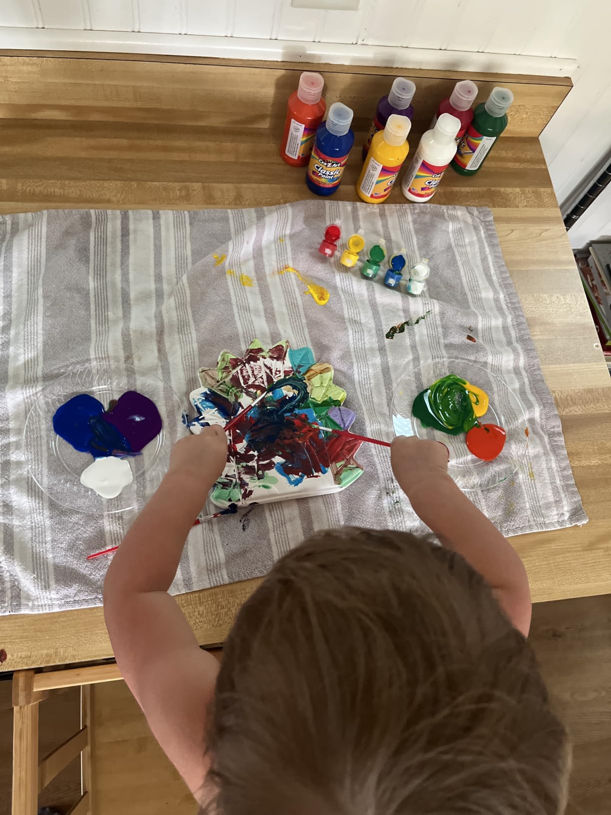 Creative Roots Mosaic Turtle DIY Stepping Stone Kit, Includes Ceramic Stone & 6 Vibrant Paints for Kids Ages 8+ customer photo 1