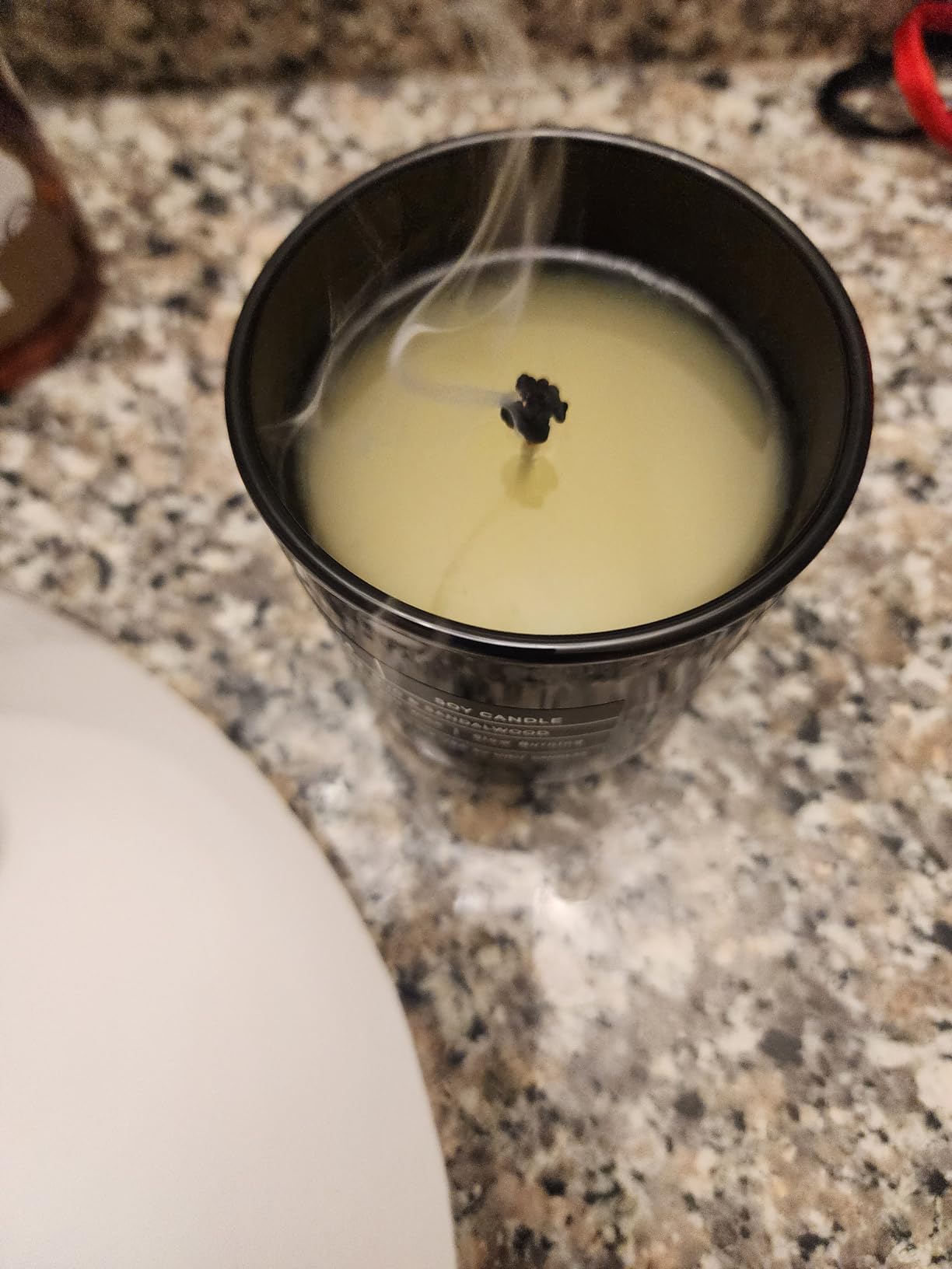 Lulu Candles Jasmine, Oud & Sandalwood Scented Soy Blend Jar Candle, 9 Oz. customer photo 2