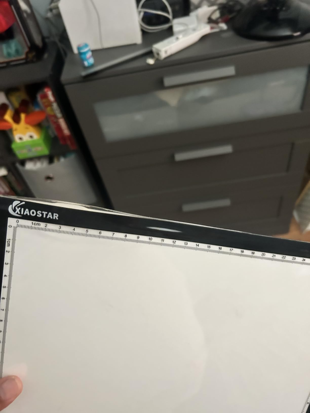XIAOSTAR Light Box Drawing Pad, 12000 Lux LED Tracing Board A4, USB Powered (Not Rechargeable) PMMA Panel, Adjustable Brightness for Diamond Painting, Sketching, Animation, X-Ray–Includes Accessories | for Artists,Animation Drawing,Sketching,Animation,X-ray Viewing (Black) customer photo 1