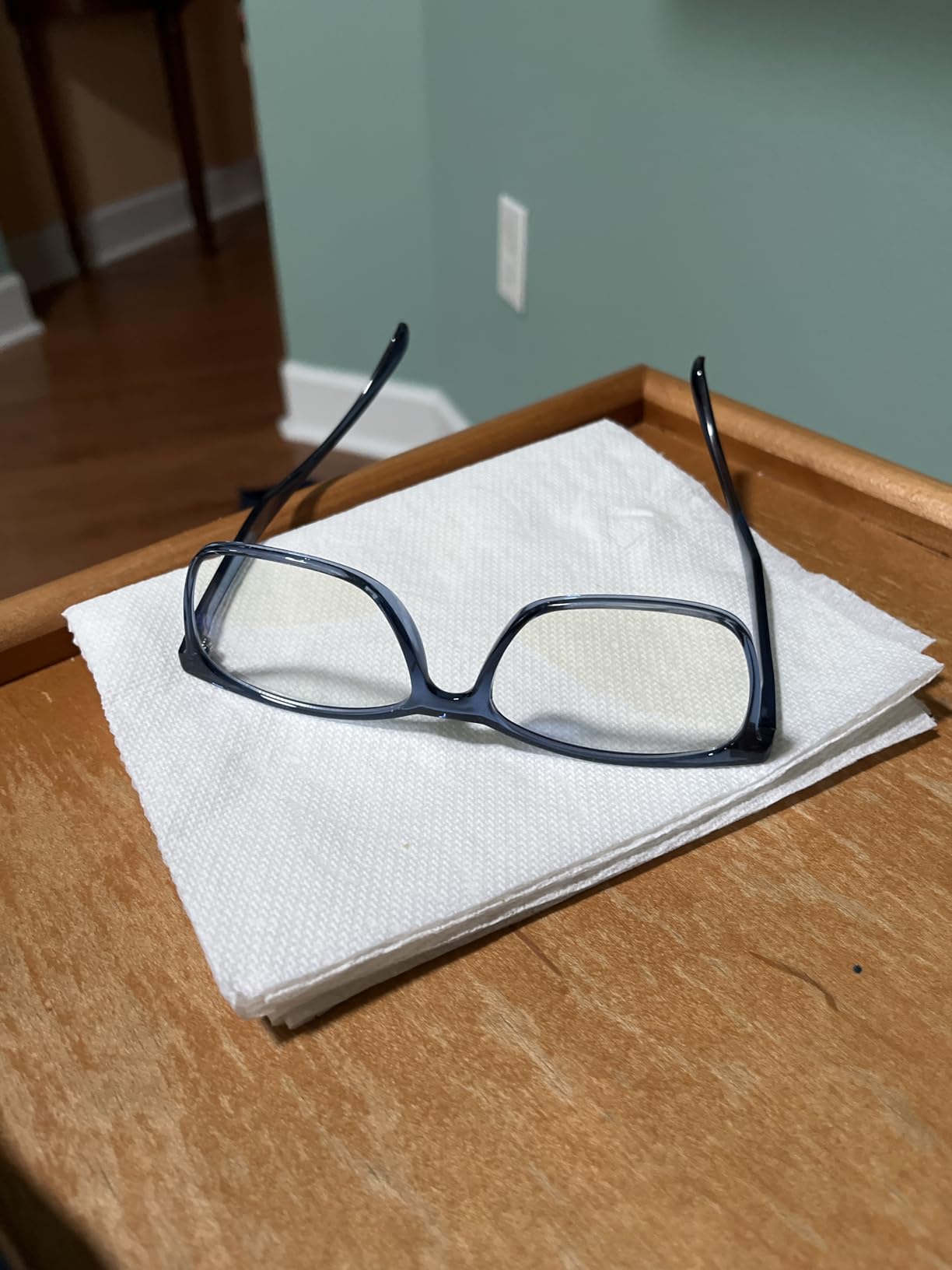 ANRRI Blue Light Glasses Men Women Transparent Blue Light Blocking Computer Glasses Anti Eyestrain Lightweight Clear Frame customer photo 2