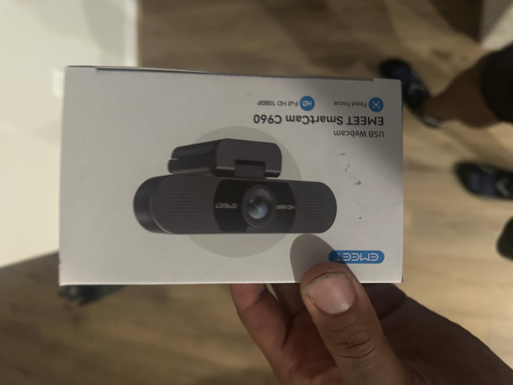 EMEET 1080P Webcam with Microphone, C960 Web Camera 2 Mics Streaming Webcam customer photo 1