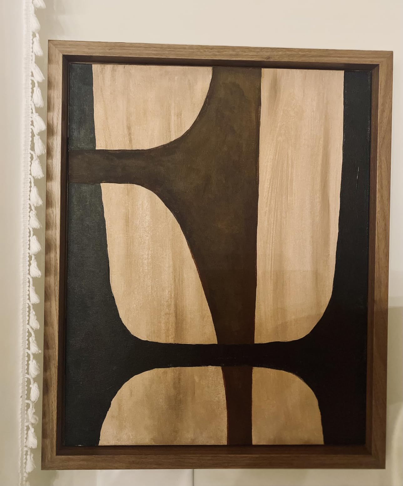 MCS Canvas Float Frames Canvas Black Finish Frame, Vertical & Horizontal Wa customer photo 2