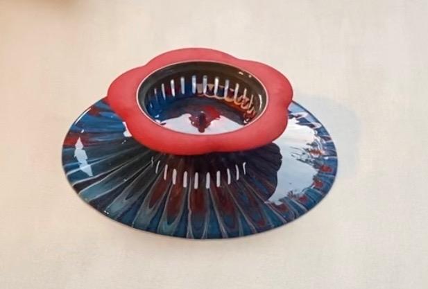 5P Acrylic Pouring Strainers Fluid Art Tools DIY Abstract Pour Painting customer photo 1