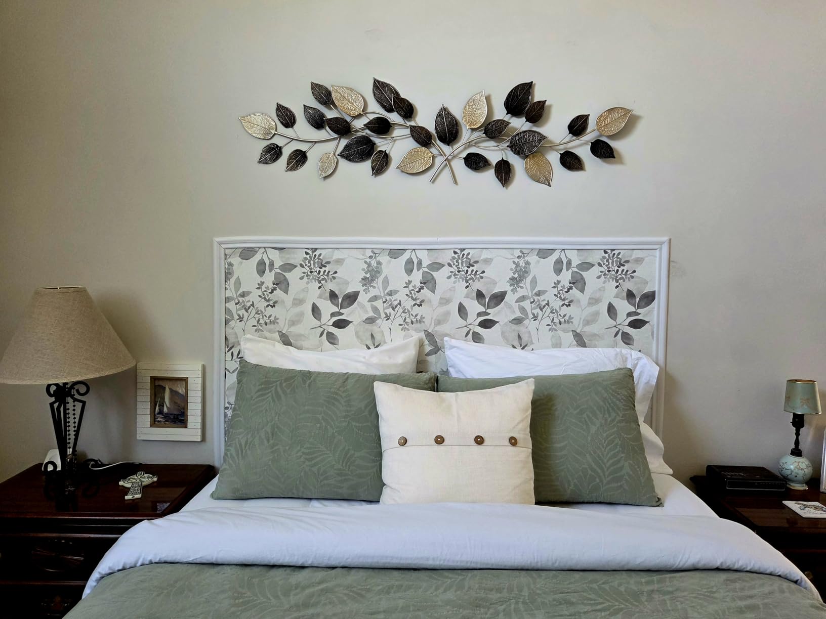 NuWallpaper by WallPops NUS3144 Breezy Peel & Stick Wallpaper, Grey customer photo 1