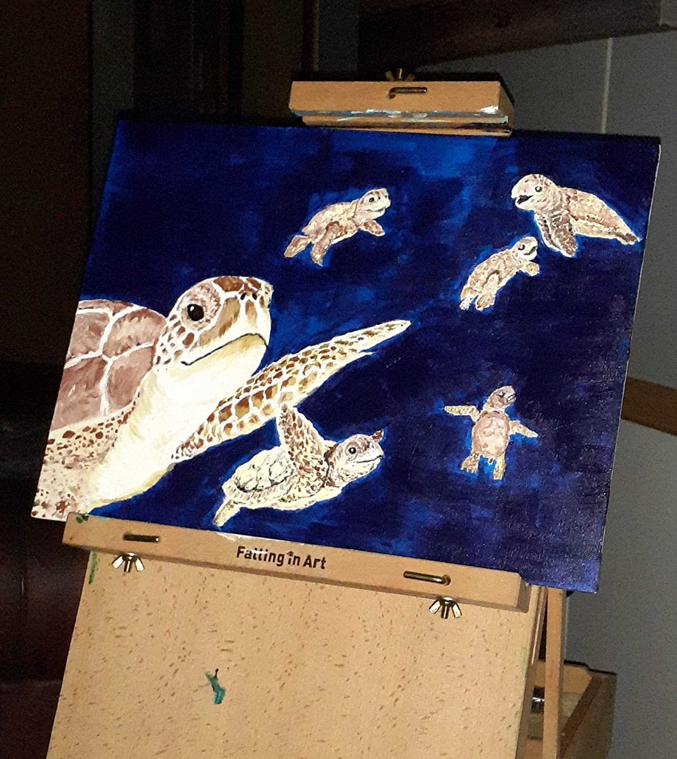 Falling in Art Light Weight French Style Field and Sketchbox Easel customer photo 2