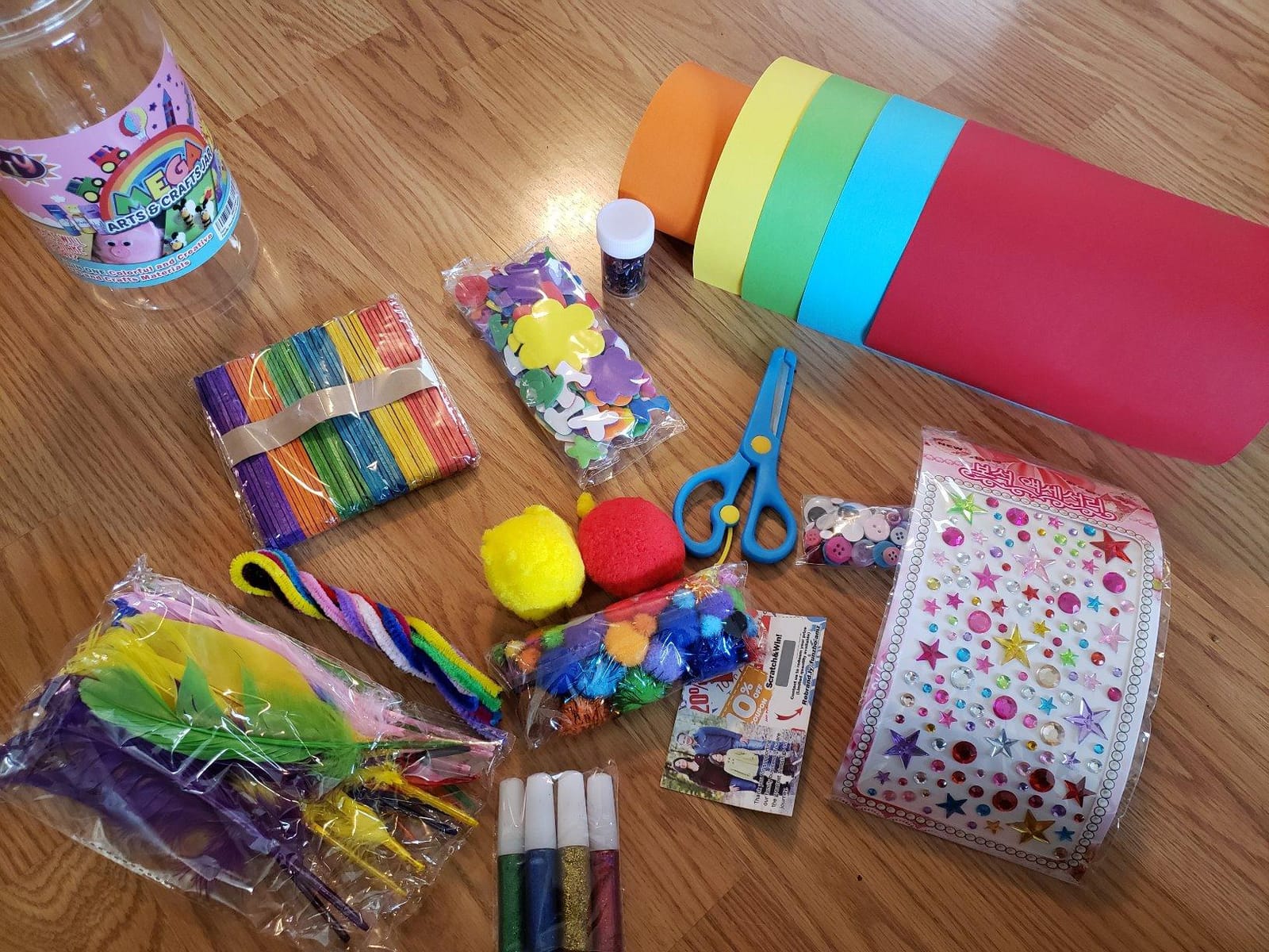 FUNZBO Arts and Crafts Supplies for Kids - Back to School Supplies customer photo 2