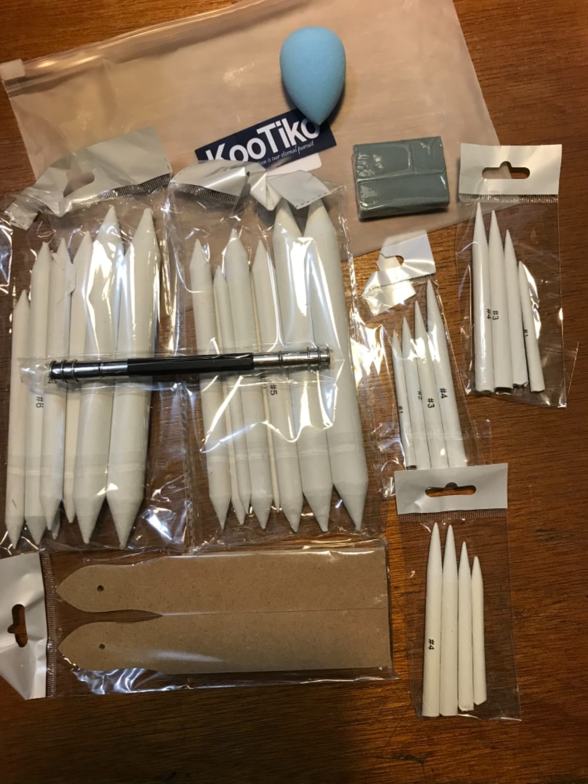 33 Pcs Blending Stumps and Tortillions Paper Art Blenders Drawing customer photo 1