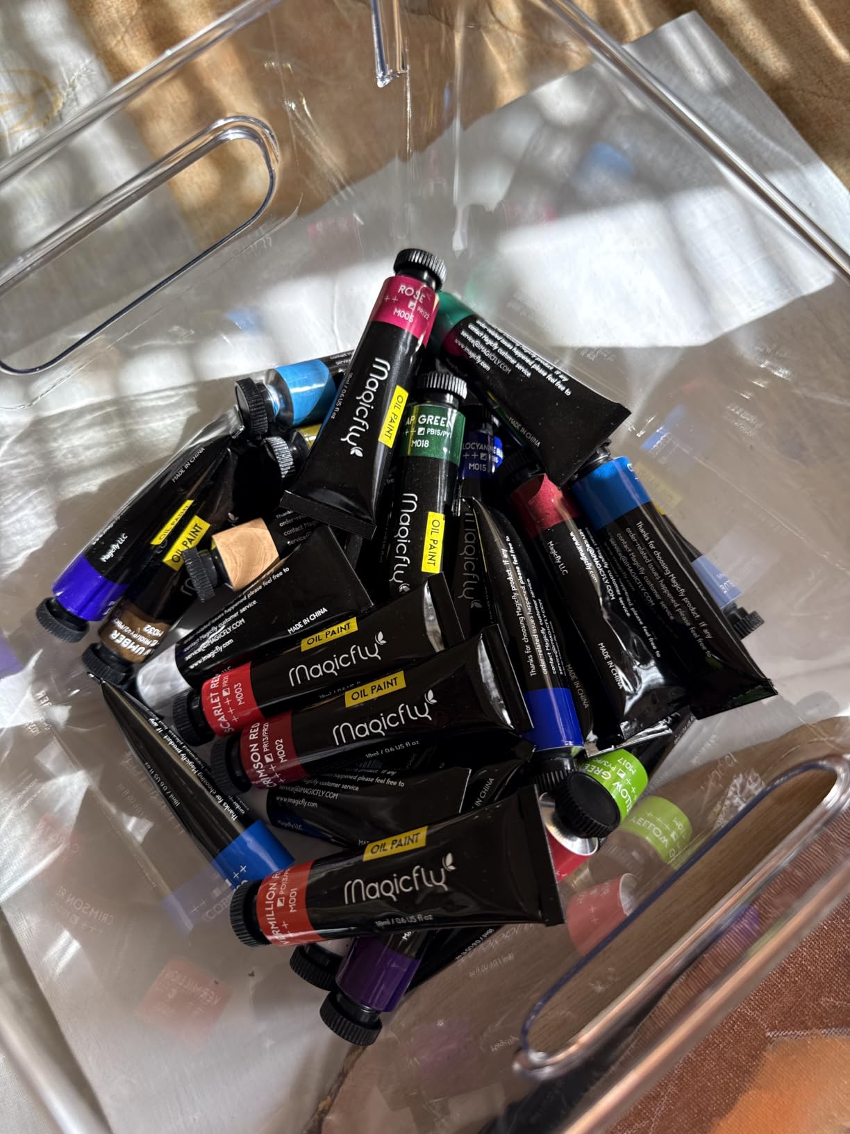Magicfly Oil Paint, 40pcs (18ml/0.6oz) Oil Paint Set, Oil Paints on Canvas customer photo 2