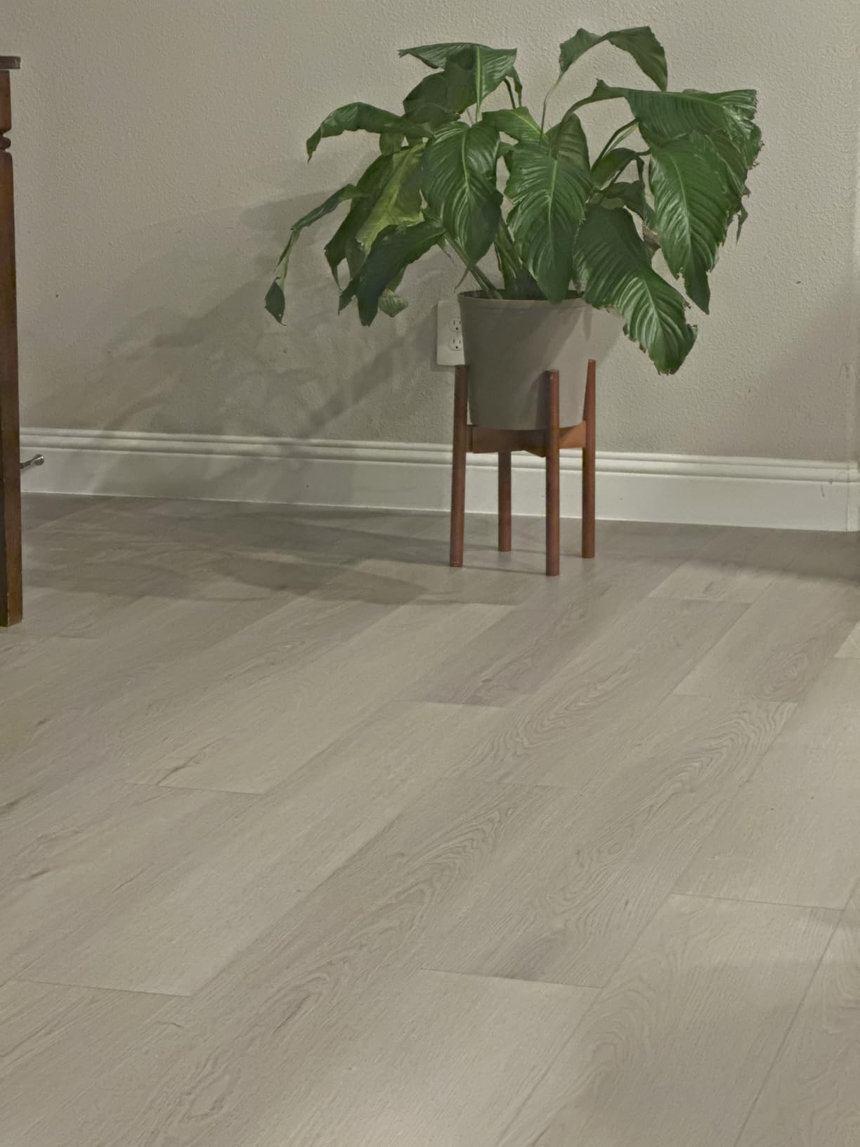 MUDEELA Plant Stand for Indoor, Bamboo Material, Dark Brown, 14.5 Inch Tall customer photo 1