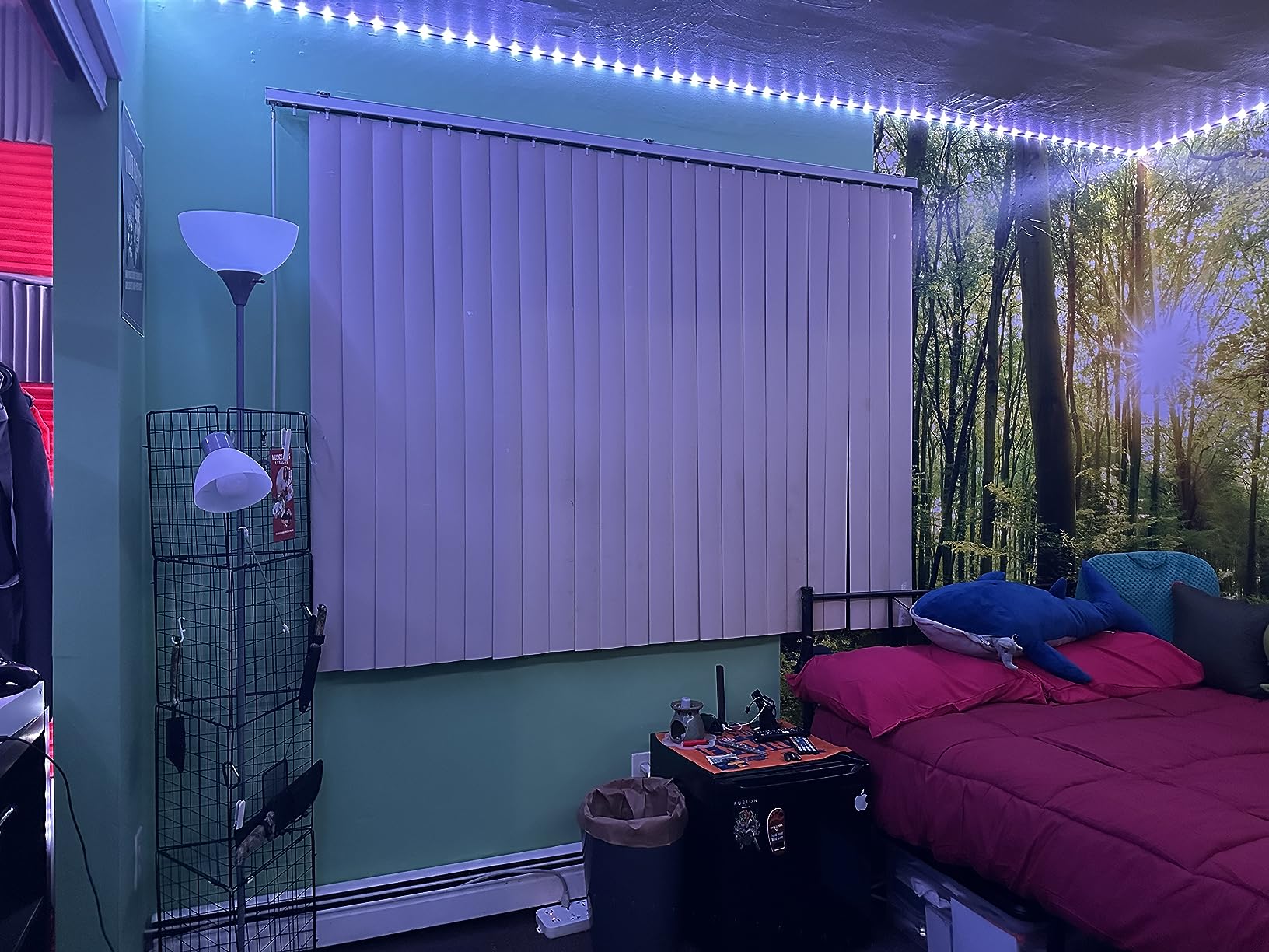 artgeist Peel and Stick Wall Mural, Bedroom Peel and Stick Forest 212x98 in customer photo 2