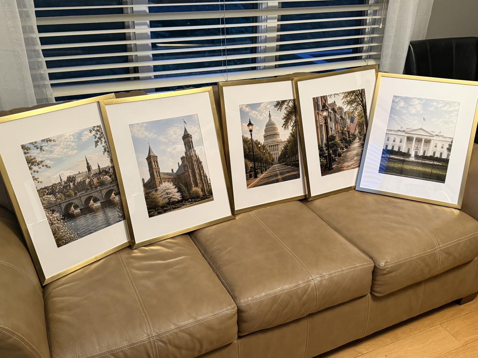 upsimples 11x17 Picture Frame, Gallery Wall Frames Set of 5, Black customer photo 1