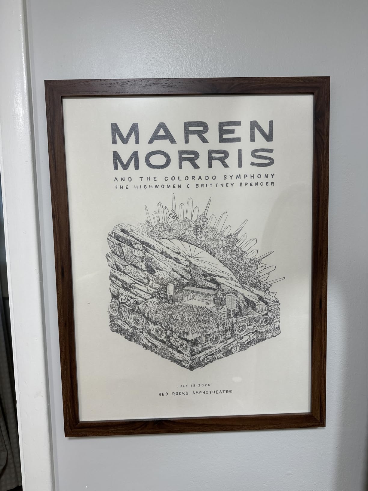MCS Studio Gallery Poster Frame, 24x36, Natural Woodgrain, 1-Pack customer photo 1