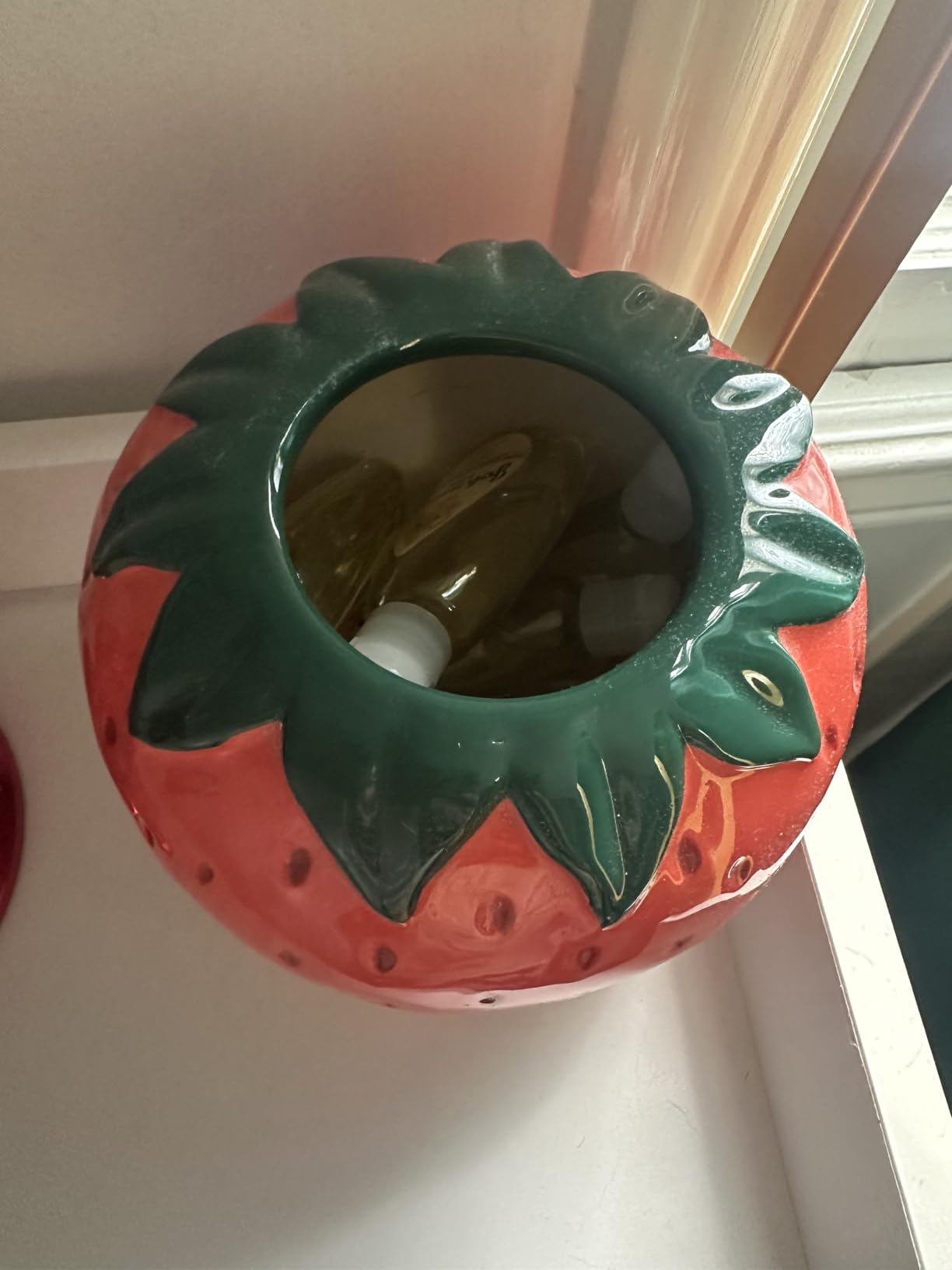 ban.do Retro Inspired Novelty Ceramic OJ Carton Flower Vase, Orange Juice customer photo 1