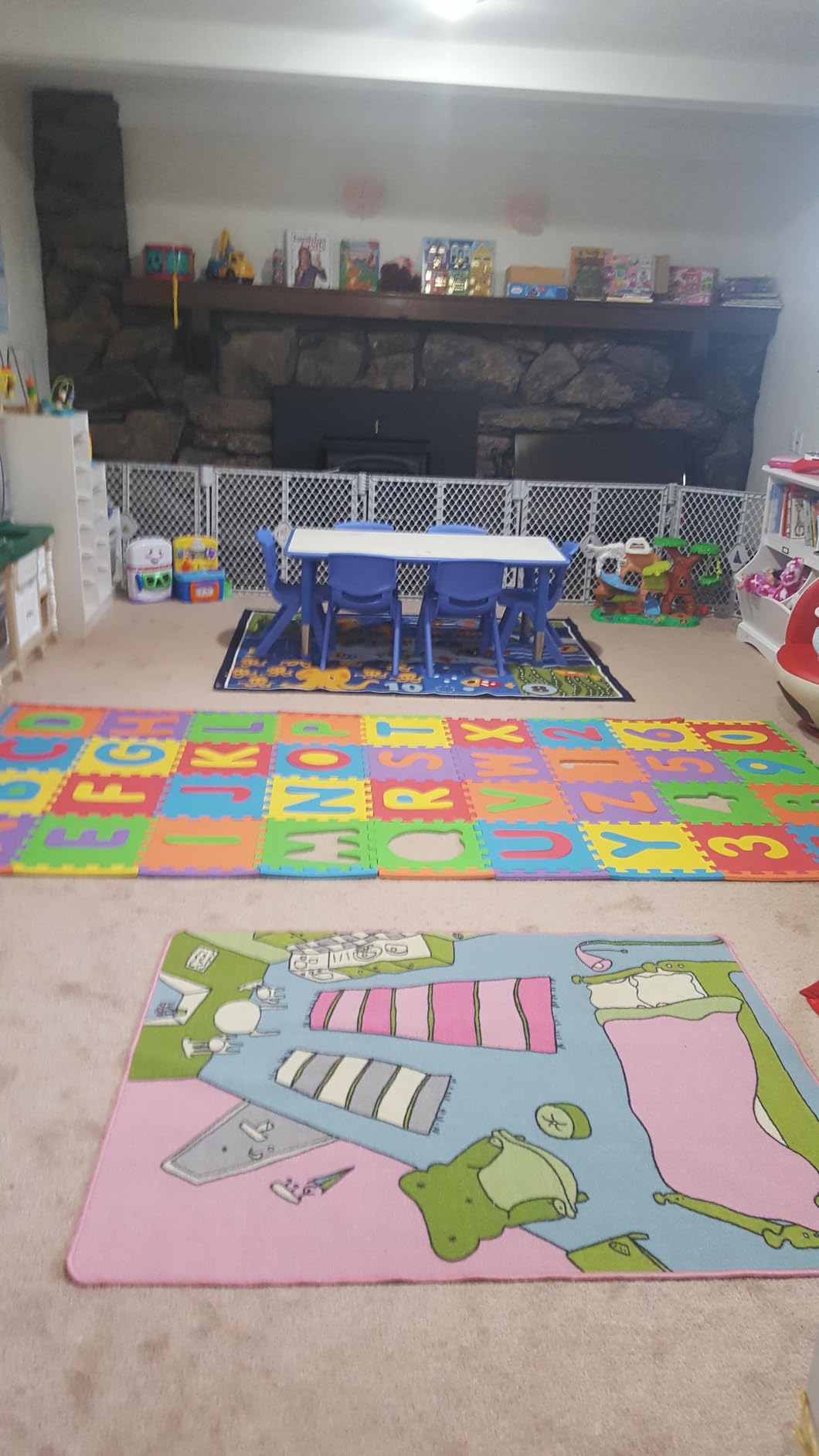 Flash Furniture Kids 47.25x23.6 in Plastic Activity Table, Natural customer photo 2