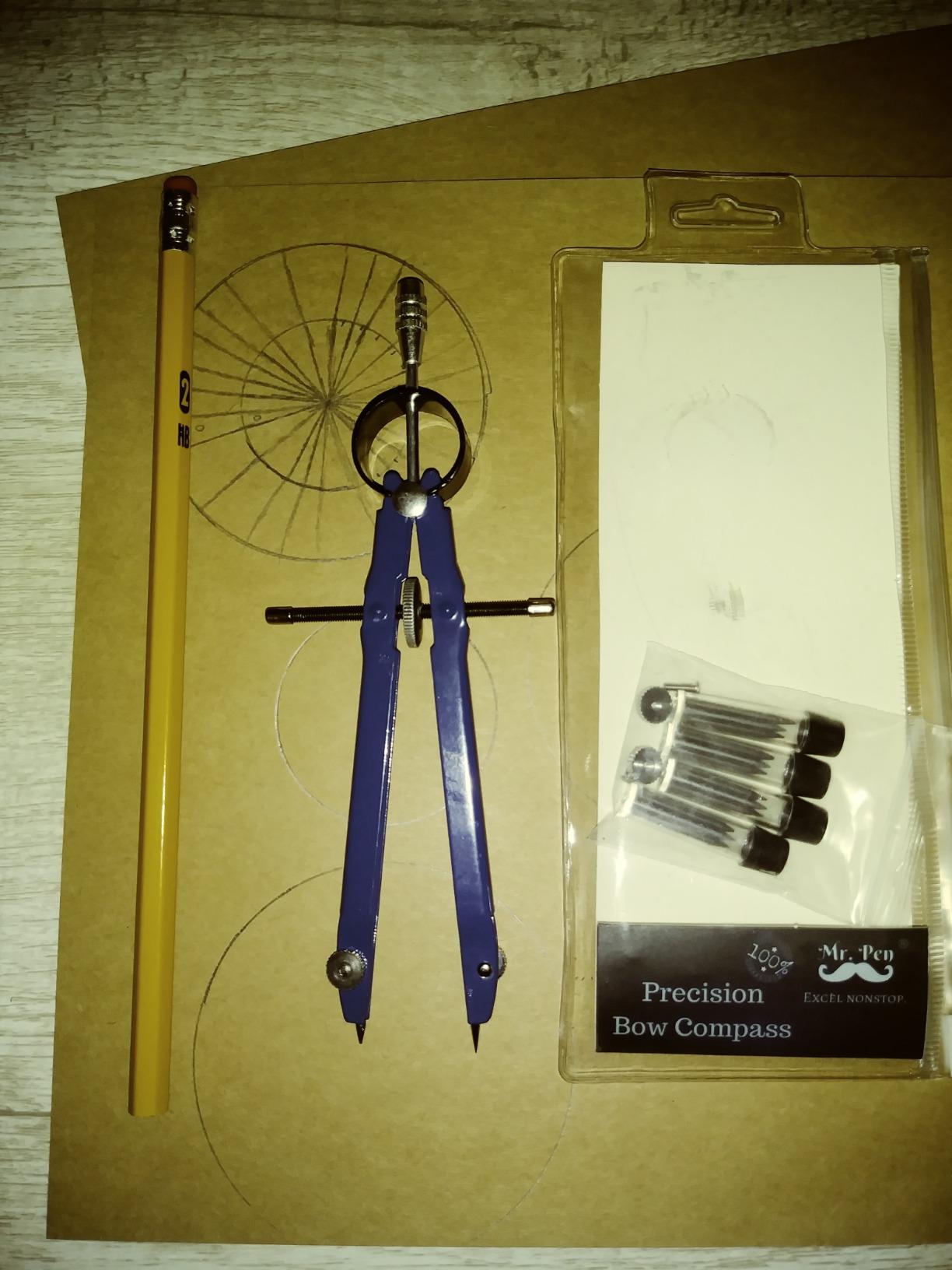 Mr. Pen- Professional Compass for Geometry, Extra Lead customer photo 1