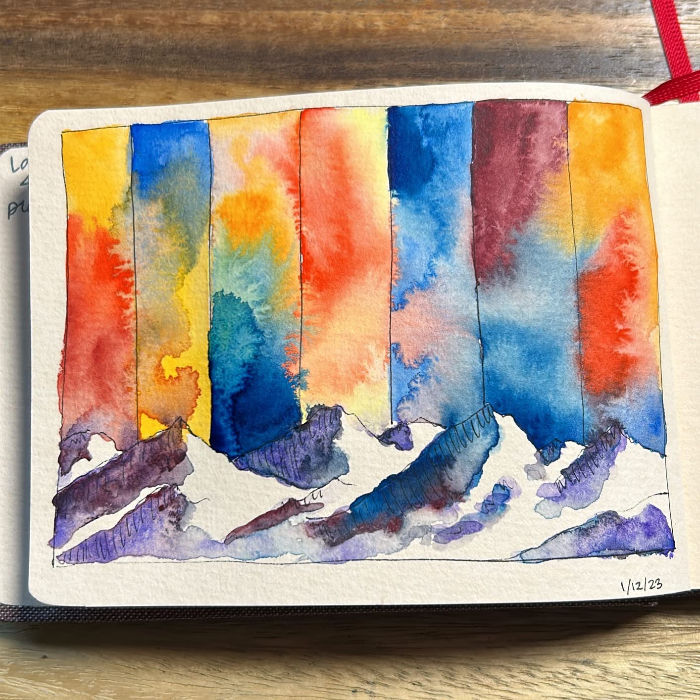 Hahnemuhle Toned Tan Watercolor Book A5, customer photo 1