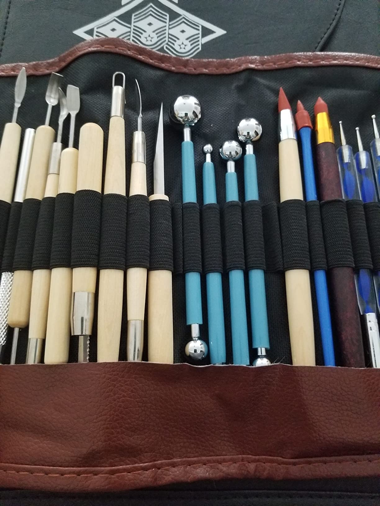 ISSEVE 43Pcs Pottery Clay Sculpting Tools with Carrying Case Bag customer photo 2